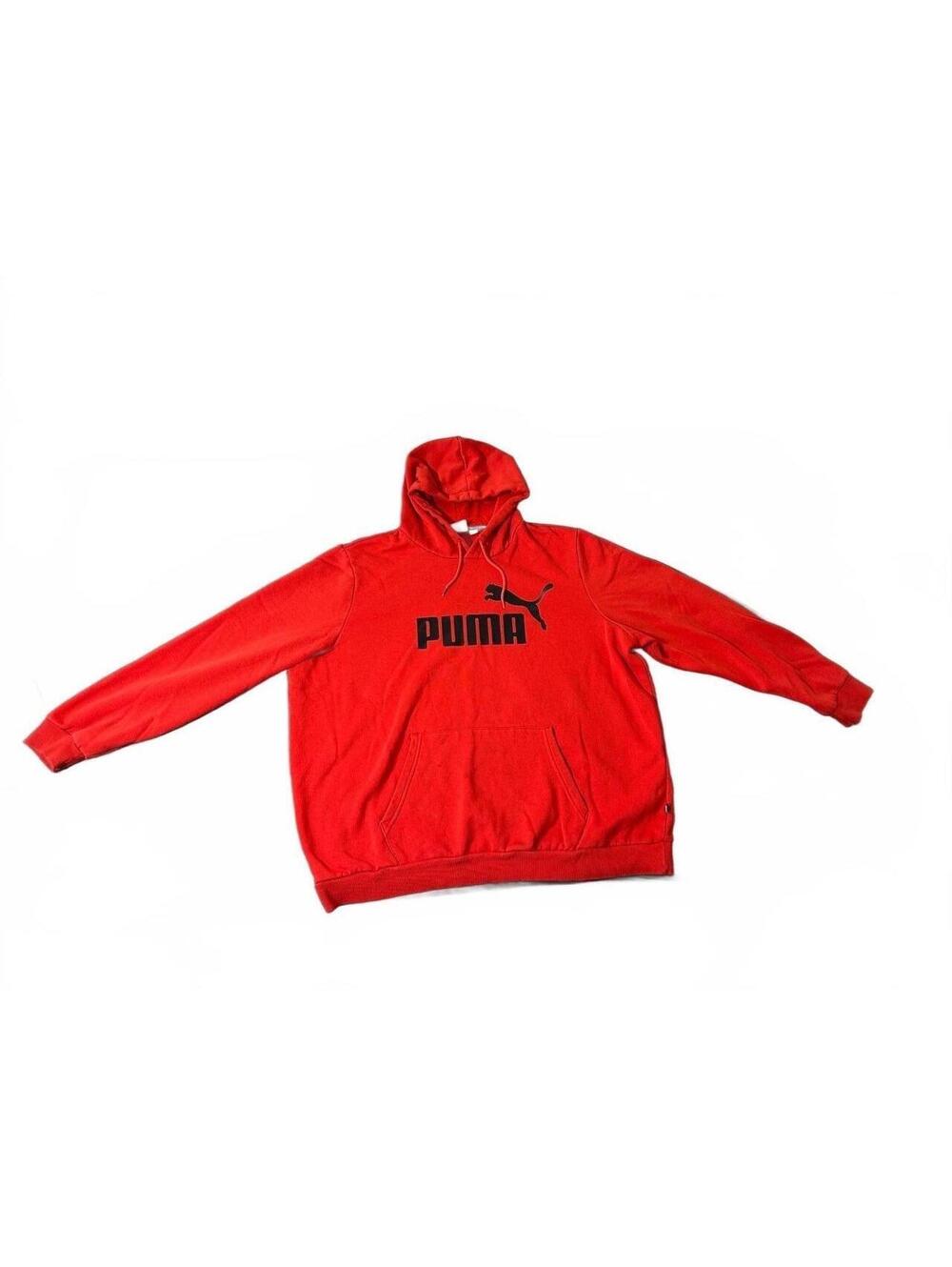 Puma Red Hoodie Sweatshirt Size XL